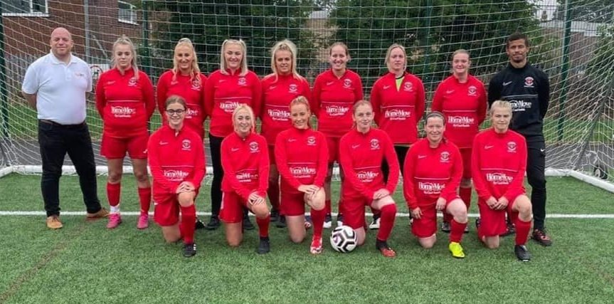 HomeMove Lincolnshire sponsoring Skegness Town A.F.C Women’s training tops.