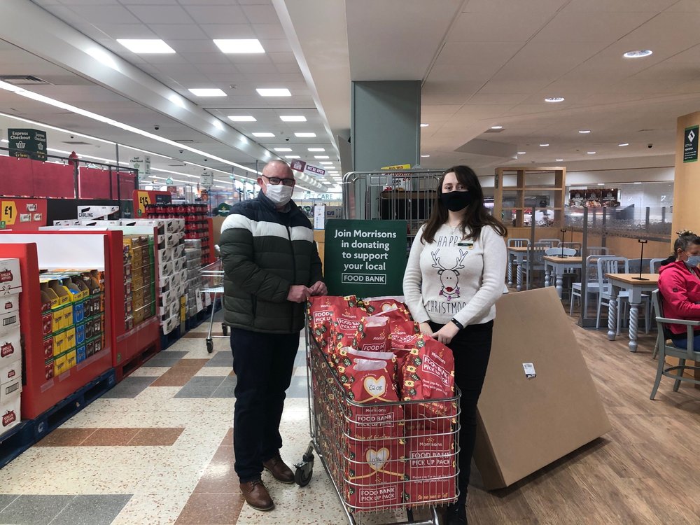 Northampton supporting local food banks.